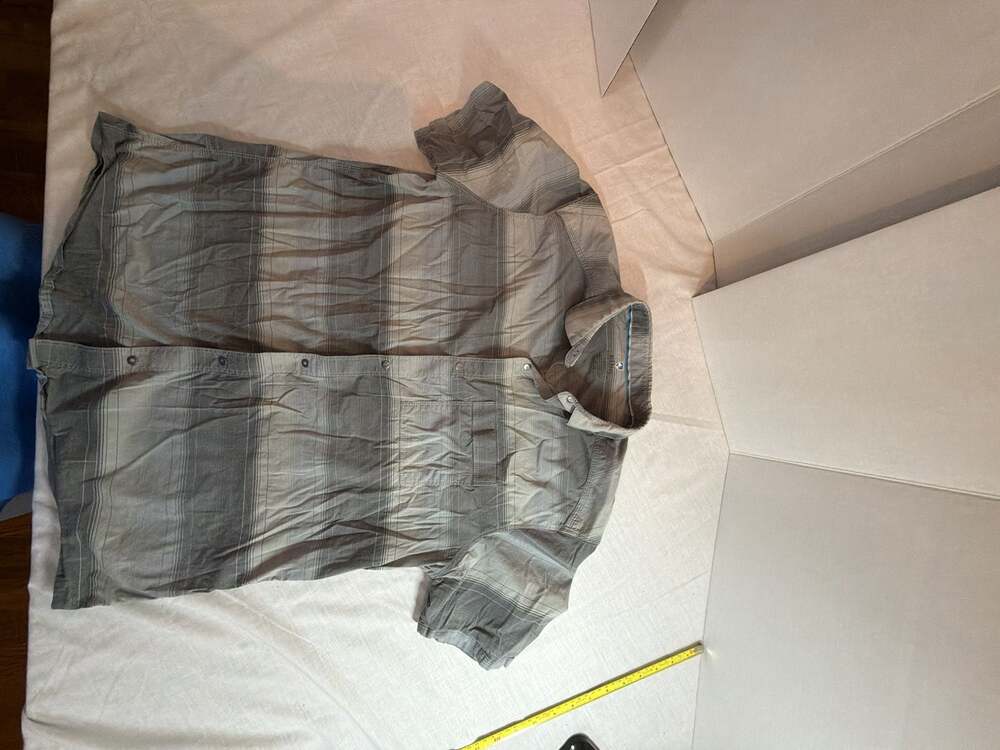 KÜHL Krossfire Short Sleeve Button Down Striped Shirt